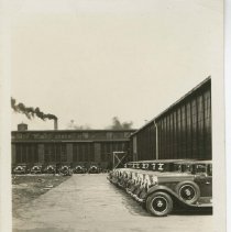 (300) 1928 Many Auburns at The Auburn Automobile Factory, Auburn, Indiana
