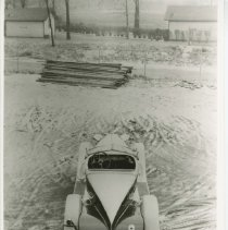 (316) 1928 Auburn 8-115 Speedster, Overhead Rear View at Factory