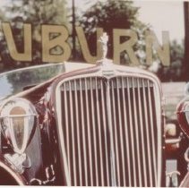 (464C) 1931 Auburn 12 Cylinder Speedster, Outside ACD Museum, Shot of Grill