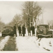 (584) 1934 Auburn Sedan on Test Run, Front Profile
