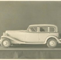 (592) 1934 Auburn Scale Model, Left Profile