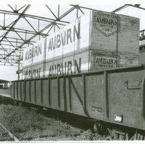 (661) 1935 Auburns in Boxes on Railcars in Connersville, IN