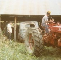 (712-1) 1935 Auburn 851 Sedan Being Reclaimed From Salvage(2)