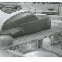(954-2)1948 Scale Clay Model of a Tasco Prototype Being Constructed