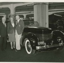 (30) Gordon Buehrig and Wife with Arthur Morrill at the Henry Ford Museum