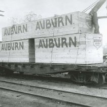(128)Auburns Packed to Ship From the Connersville Plant to go to Sweden