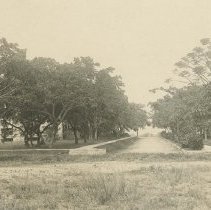 (155) Officers' Quarters and Church in the Phillippines in 1927