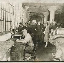 (287) AAC Employees Gathered Around the Finished Autos