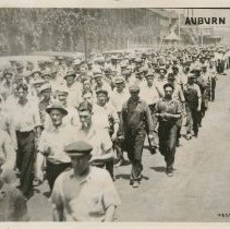 (424) Employees Leaving the Connersville Auburn Plant Around 1931