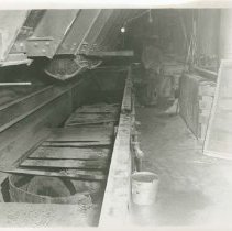 (453) Lycoming Employee Pouring Material in the Factory in Williamsport,PA