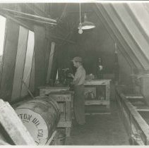 (455) Lycoming Employee Working with an Instrument in Factory, Williamsport