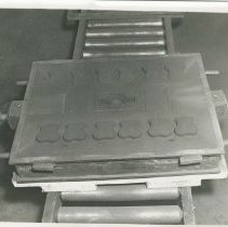 (486)  Detailed Shot of a Cast Used to Make Lycoming Parts