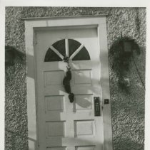 (545) Shot of an Outside Door of the E.L.Cord Home
