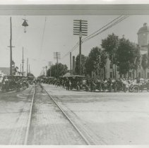 (593) vMany Auburns and Zimmermans, Cedar St by Courthouse Square Auburn