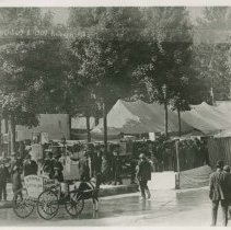 (596) People Gathered for the Auburn Fall Exhibit in 1909