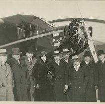 (599) 9 Individuals, Including E.L. Cord, with Airplane Powered by Lycoming
