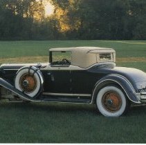 (81) 1931 Cord L-29 Cabriolet, top up 3/4 rear left profile