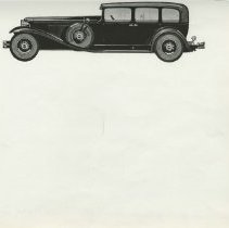 (126) 1929 Cord L-29 Sedan, made from printing block , Auburn Printing Co.