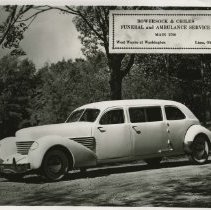 (500)1936 Cord 810 Funeral Car, Bowersock & Chiles Funeral Service, Lima OH