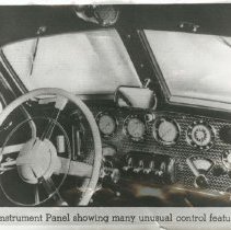 (501) 1936 Cord 810 Westchester, "instrument panel...many unusual...feature