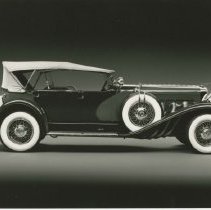 (233)1929 Duesenberg J LeBaron Dual Cowl Phaeton in a studio