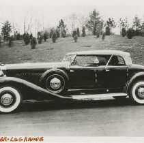 (235)1934 Duesenberg J-548 Car2583 Torpedo Phaeton grassy and shrubby field