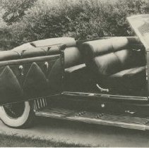(41) Shot of open doors on 1929 Duesenberg J-231 Car 2262 Rollston