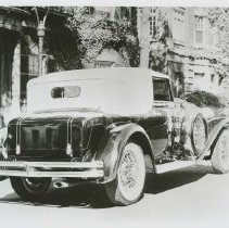 (49)1934 Duesenberg J-538 Car 2566 Rollston Convertible Victoria, on street