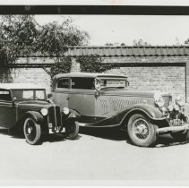 (68)1929 Duesenberg J-263 Convertible Victoria with another auto