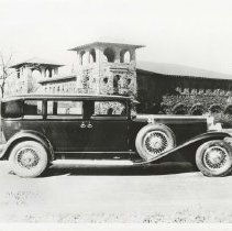 (344)1929 Duesenberg J Limousine, right profile, archaic looking factory