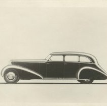 (350)Rendering of concept car of 1935 Duesenberg J Limousine