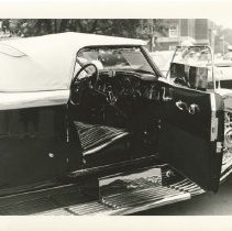 (421)1931 Duesenberg J Coupe, interior shot from right door, at ACD Reunion