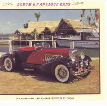 (424)1931 Duesenberg J-465 Boattail Speedster by Figoni, beach-side setting