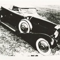 (466)1932 Duesenberg J Boattail Speedster, 3/4 overhead front right view