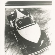 (488)1931 Duesenberg J Convertible Coupe, overhead view