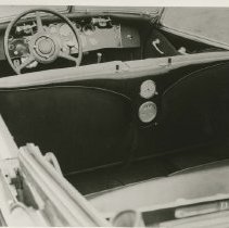 (602)Shot of dashboard from rear left side of 1931 Duesenberg J Convertible