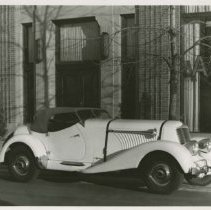 (611)1936 Gentleman's Speedster Prototype outside AAC Admin Building