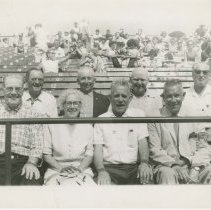 (682)Group photo in the stands at Indianapolis Motor Speedway