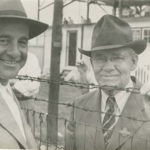 (701)Pete DePaolo and August Duesenberg at Indianapolis Motor Speedway