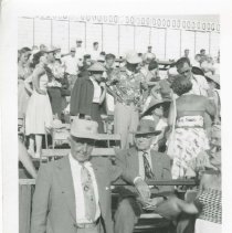 (703-1)4 shots of Pete DePaolo and August Duesenberg at Indianapolis