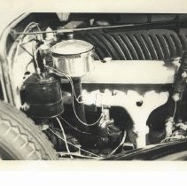 (890)Close-up of the engine of late 1920s Duesenberg Y