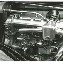 (903)Close-up of a 1930 Duesenberg J engine, left profile (5)