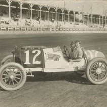 (1029)Mason #12 race car with driver Tom Alley and mechanic Pete Henderson