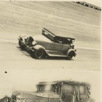 (09) 2 shots of 1927 Auburn Sedan Race Car #3 at Board Track
