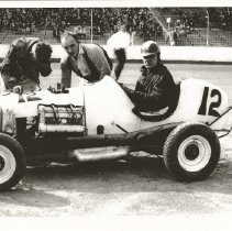 (12)1938 Miller/Burmeister Midget Race Car #12 at Milwaukee State Fair