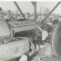 (124)1939 Maserati racing engine and chassis, Indianapolis Motor Speedway