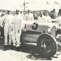 (160)1930 Duesenberg Race Car #5, driver Peter DePaolo,mechanic