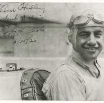 (171)Close-up shot of Peter DePaolo with signature, gift for Oscar Hadley