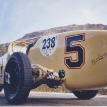 (19-3)Eight shots of Duesenberg Race Car #5, at a race track,Switzerland-2