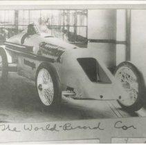 (241)1920 Duesenberg Race Car on display